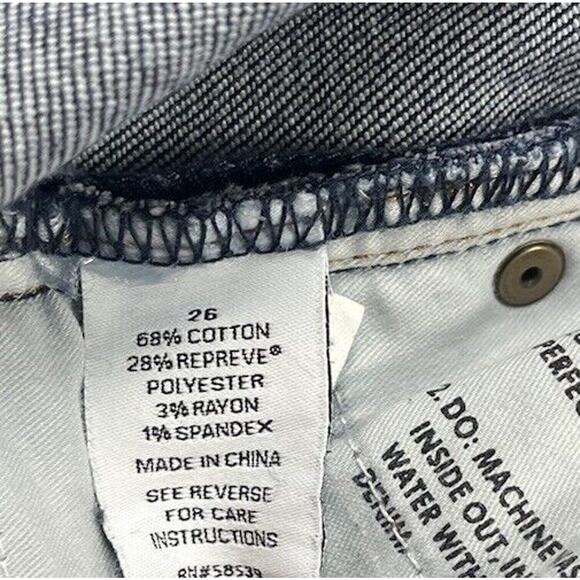 Evereve The Ever Straight Leg Cropped Denim Jeans in Composed Blue Size 26 NEW - Picture 12 of 13